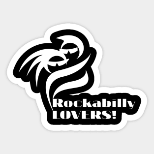 Rockabilly Retro Lovers Sticker